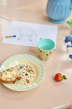 Melamin Barneskål Med Tivolitrykk - Mint