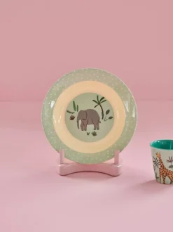 Melaminbolle Barn Blue Jungle
