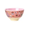 Melaminbolle Med Rødt Kids In Paris Print - Liten - Rosa - 300 Ml
