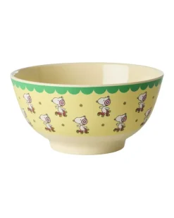 Melaminbolle Snoopy Gul 700ml