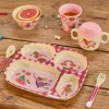 Melamin Gavesett Barn/Baby Hero Print Rosa