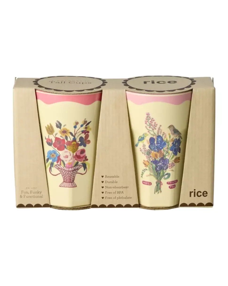 Melaminkopper Nathalie Lété S/2 Rosa