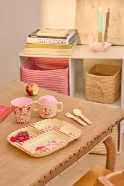 Melaminkopp Med Tivolitrykk - Rosa - Medium