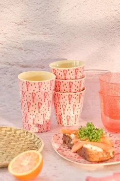 Melaminkopp Pink Lobster H9