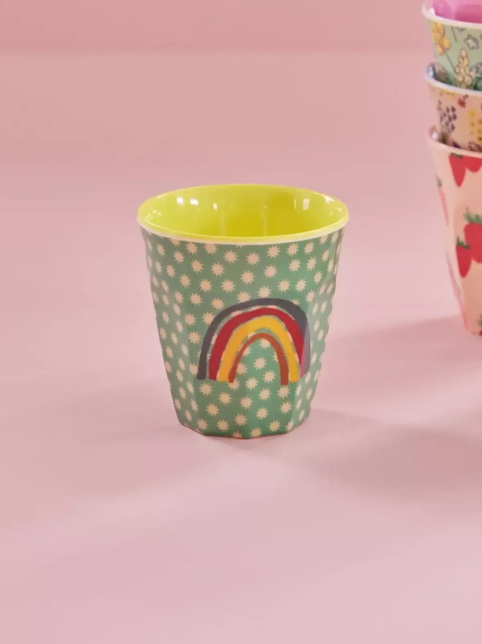 Melaminkopp Rainbow And Stars H9