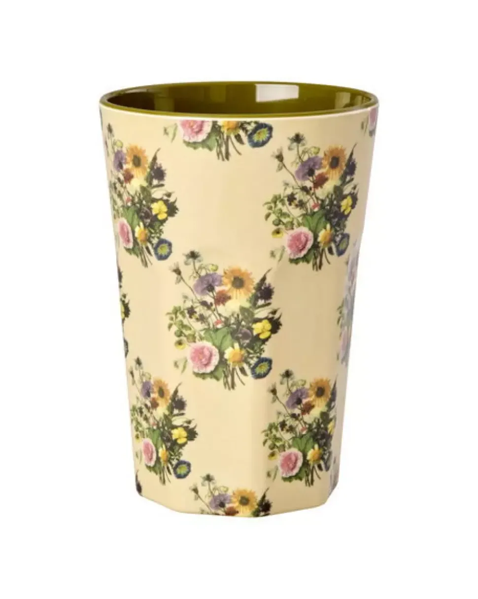 Melaminkopp Retrol Bouquet H13