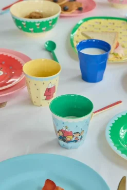 Melaminkopp Snoopy Blå H9