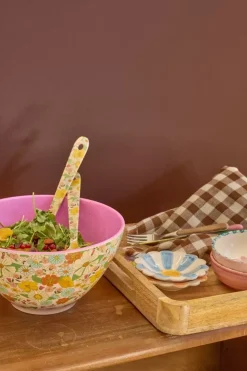 Melamin Salatbestikk Flower Power