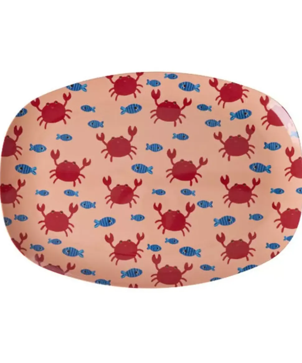 Melamintallerken Crab L30