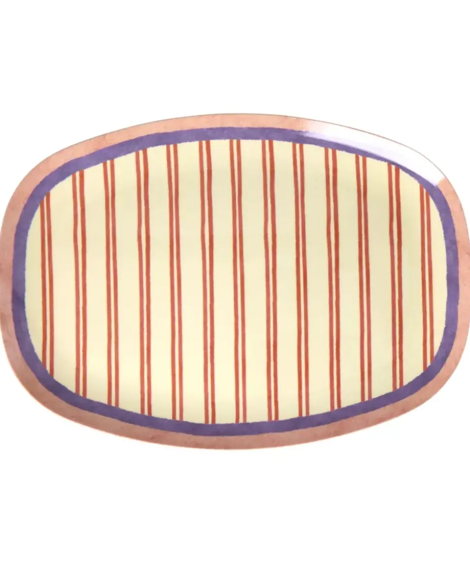 Melamintallerken Med Stripey Love Trykk