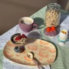 Melamintallerken Med Toile De Rice Trykk