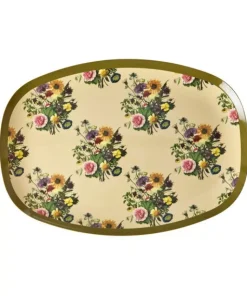 Melamintallerken Retro Bouquet