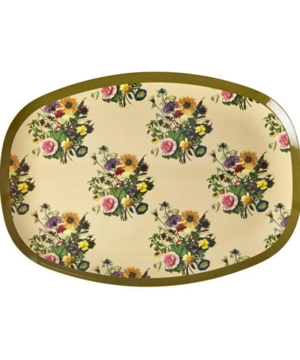Melamintallerken Retro Bouquet