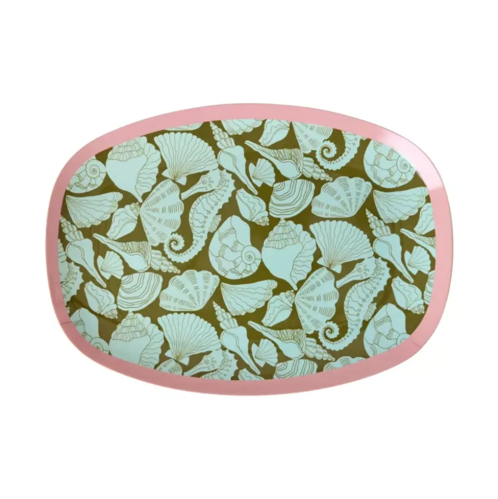 Melamintallerken Seashell