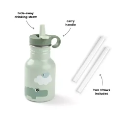 Metallflaske Playground Grønn 350 Ml