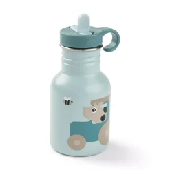 Metallflaske Tiny Farm Blå 350 Ml
