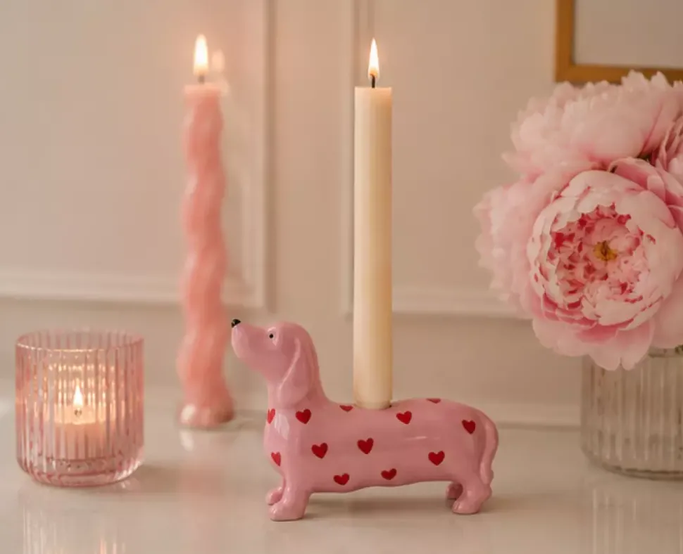 Mignon Lysestake Dachs Rosa