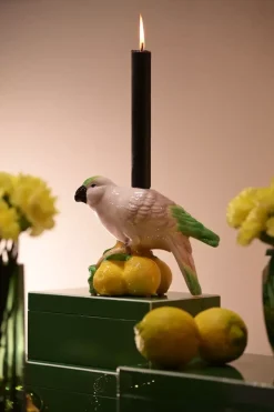 Mignon Papegøyelysestake Rosa