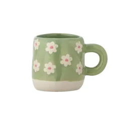 Millie Kopp Grønn Blomster Keramikk
