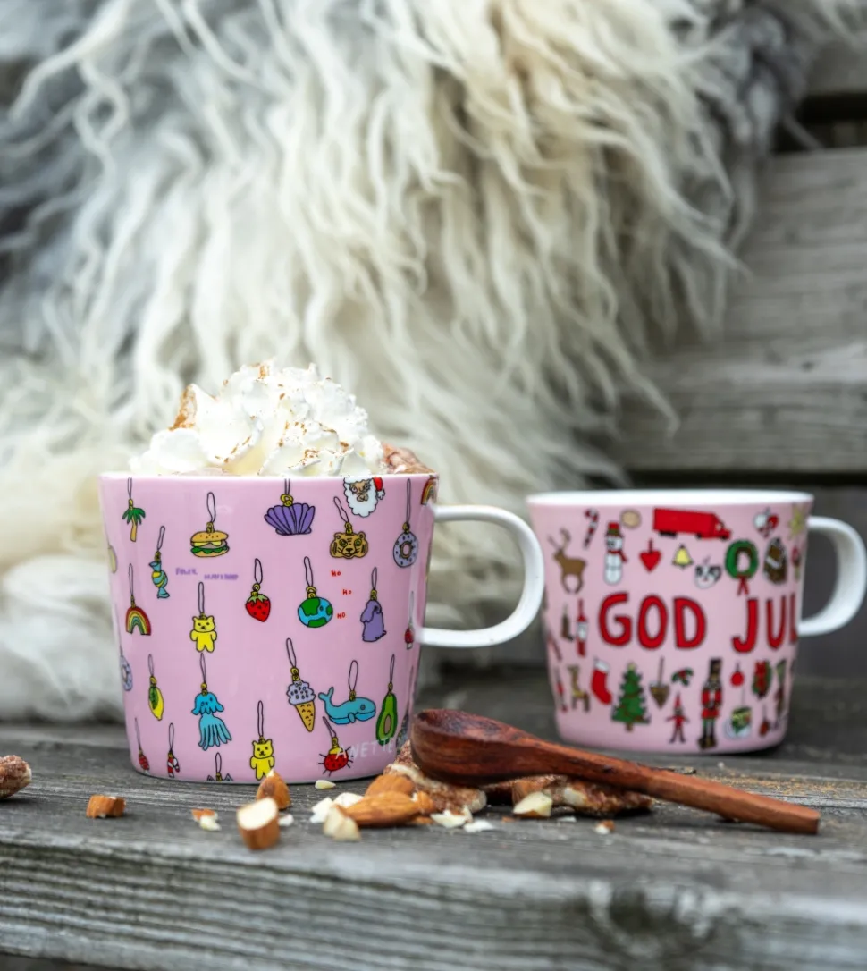 Modern House - Anette Moi - Krus - 27 cl God Jul Rosa