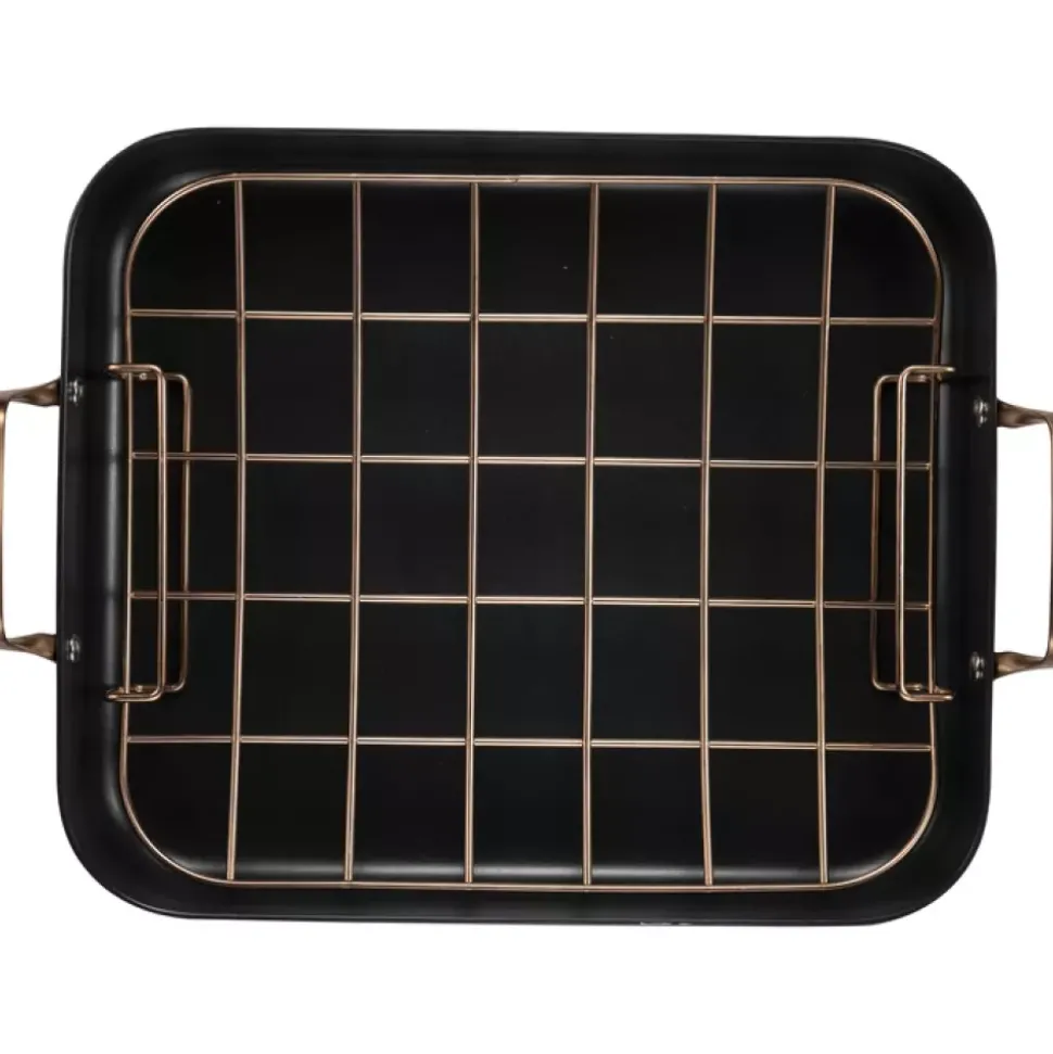 Modern House - Black Copper - Stekeform m/rist - 8,5 l