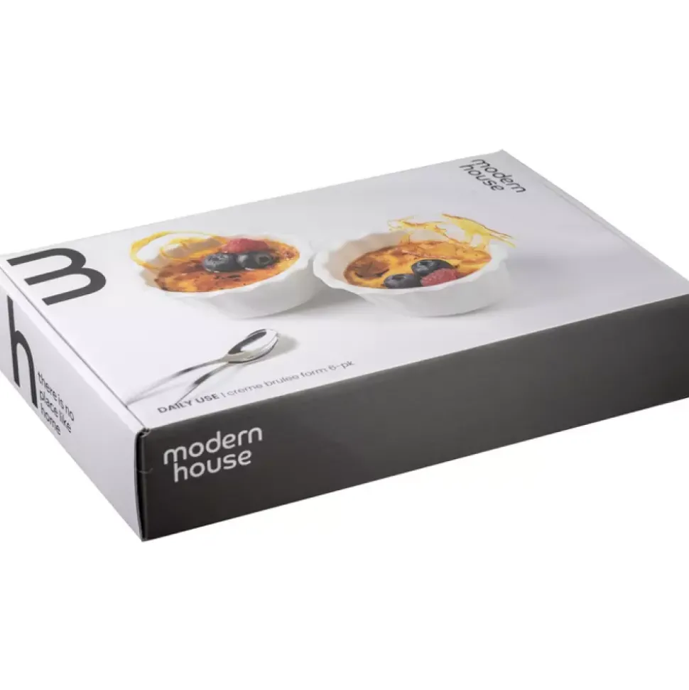 Modern House - Daily Use - Creme brulee form 6-pk - 20 cl