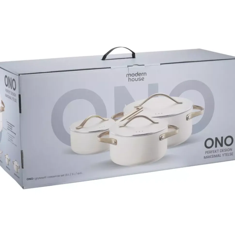 Modern House - Ono - Grytesett s/3 - 1,5/ 3/ 4,4 l