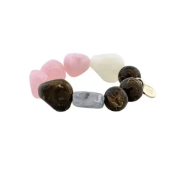 Molto Armbånd Resin Rosa