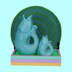 Monsieur Carafon Fiskevase L - Sand