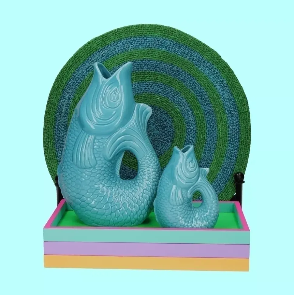 Monsieur Carafon Fiskevase L - Lyserosa