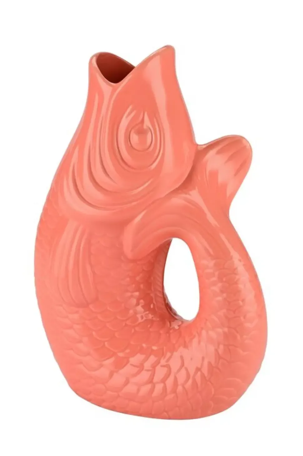 Monsieur Carafon Fiskevase L - Lakserød