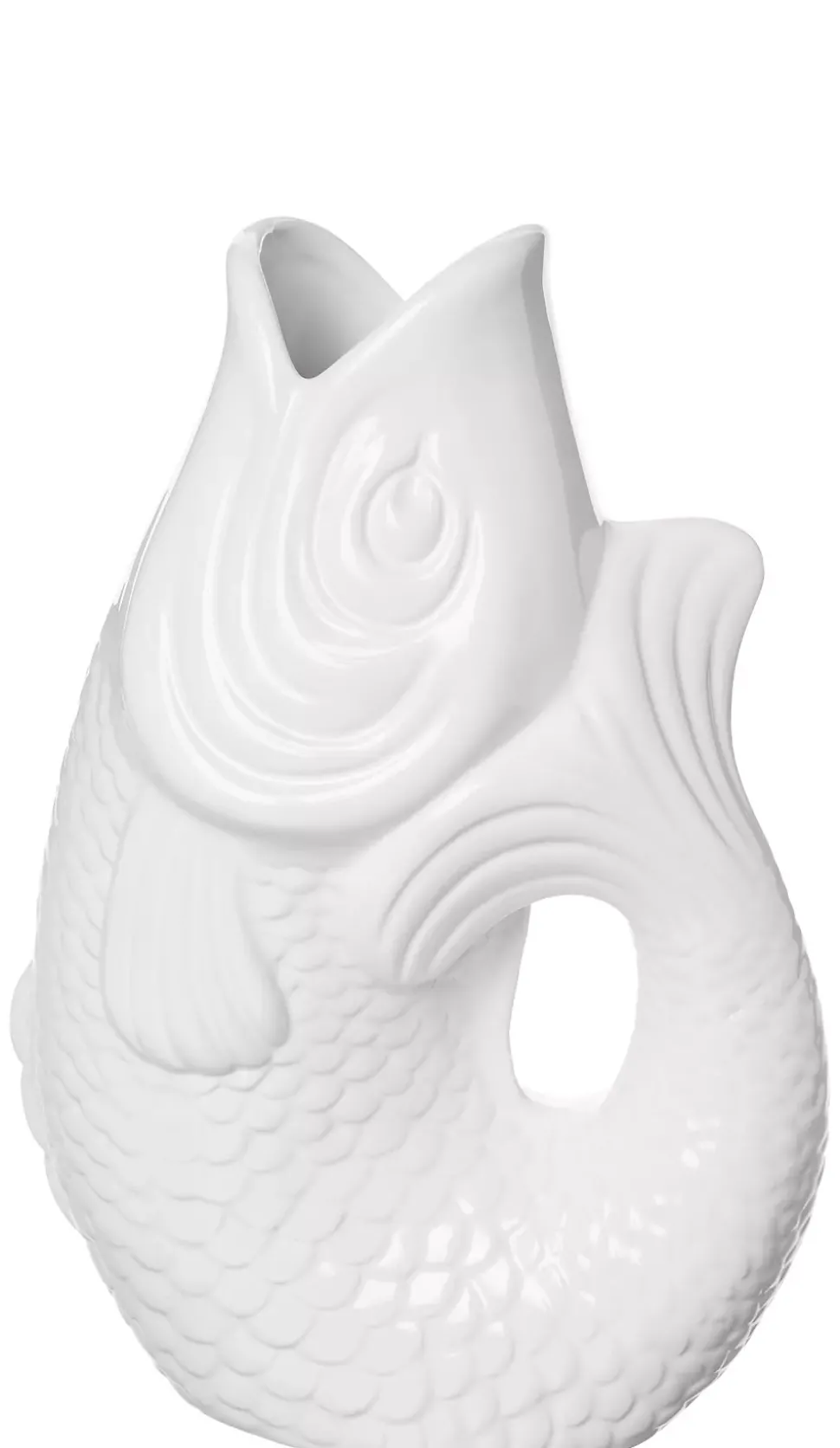 Monsieur Carafon Fiskevase S - Hvit