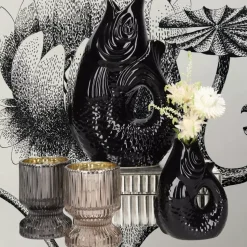 Monsieur Carafon Fiskevase XS - Regnbueblå