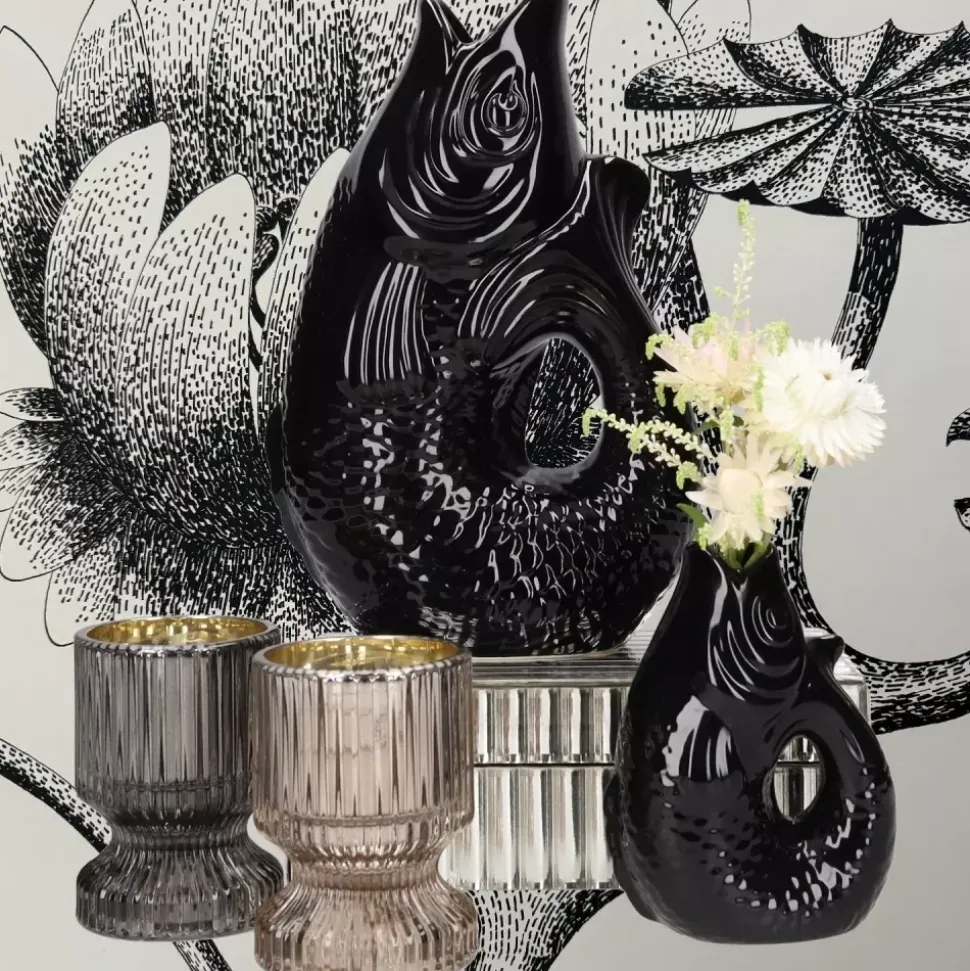 Monsieur Carafon Fiskevase XS - Laguneblå