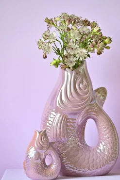 Monsieur Carafon Fiskevase XS - Laguneblå