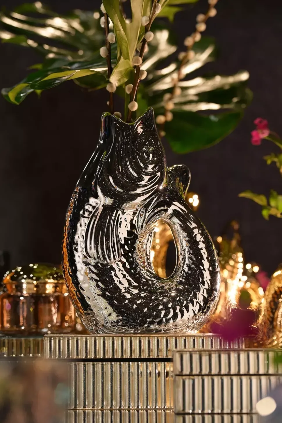 Monsieur Carafon Fiskevase XS - Sølv