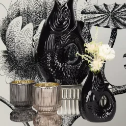 Monsieur Carafon Fiskevase XS - Korallrød