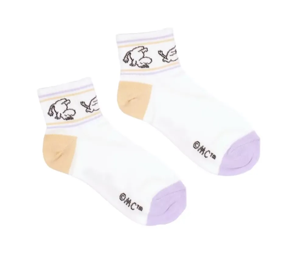 Moomin Ankelsokker 36-42 Retro Moomin Hvit