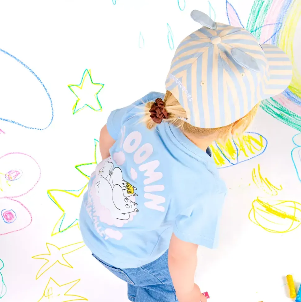 Moomin Baby Caps Med Ører Blå