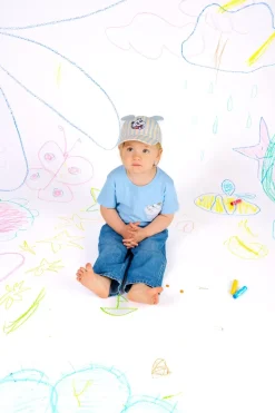 Moomin Baby Caps Med Ører Blå