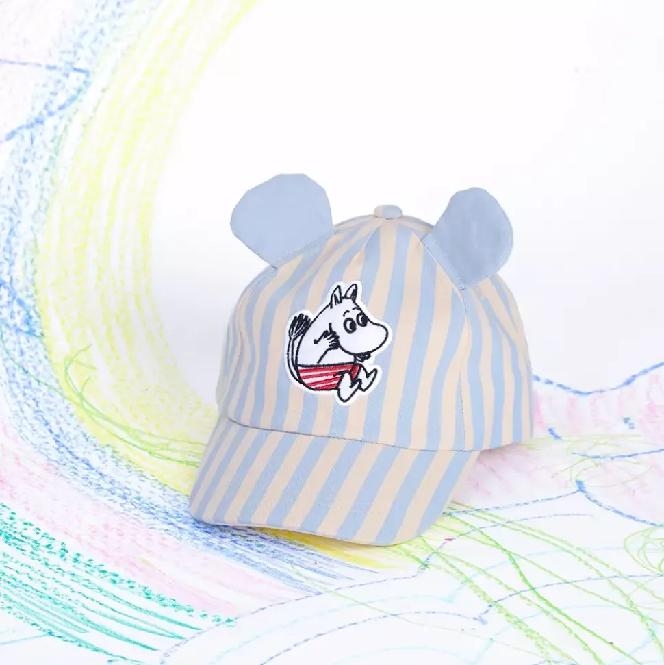 Moomin Baby Caps Med Ører Blå