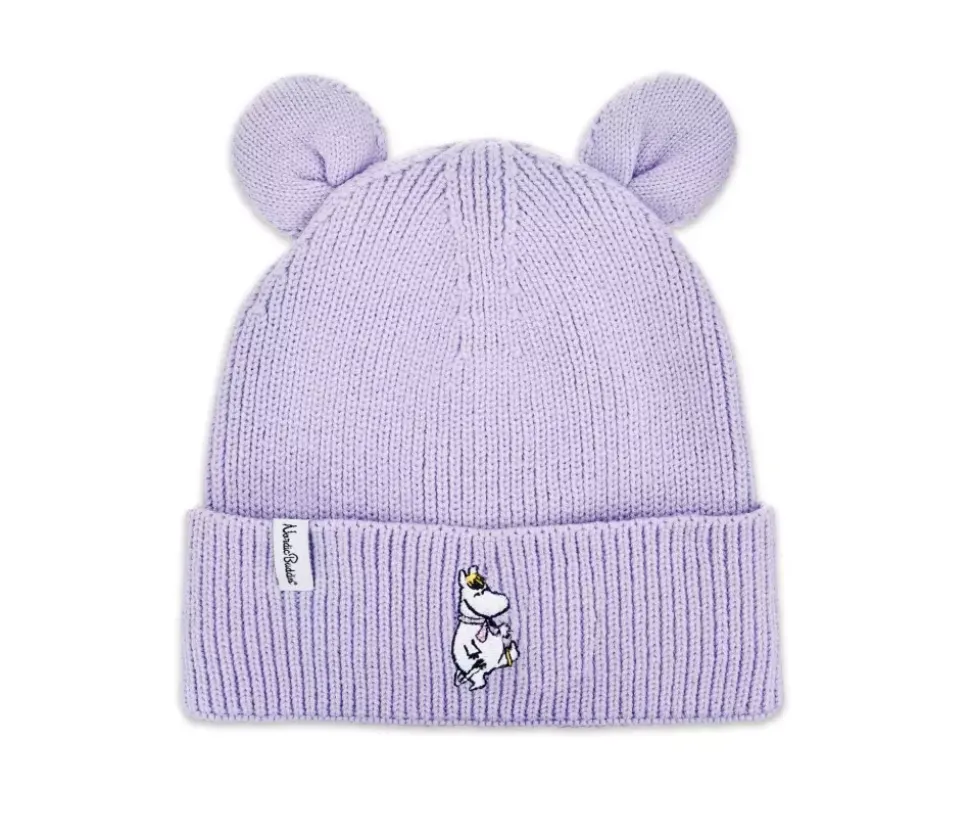 Moomin Barn Beanie Med Ører Snorkfrøken Lilla