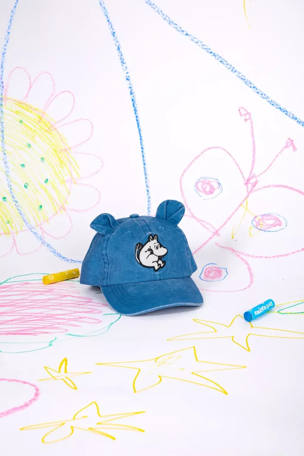 Moomin Barnecaps Med Ører Blå