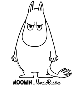 Moomin Daddy Cap Hufsa Svart