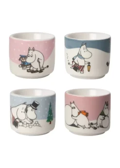 Moomin Eggeglass Moomin Vinter 4 Stk