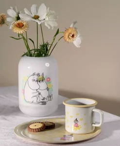 Moomin Emaljekopp - Blomster 3,7dl