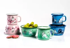 Moomin Emaljekopp - I hagen rosa