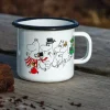 Moomin Emaljekopp - Moomindalen Hvit