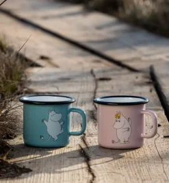 Moomin Emaljekopp - Moomintrollet Lys Blå