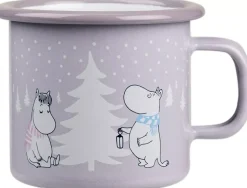 Moomin Emaljekopp - Snøfall